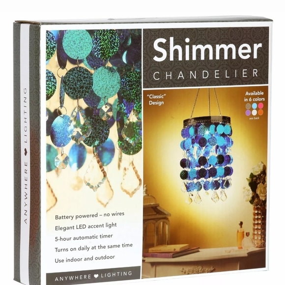 Exhart illuminated shimmer chandelier - Picture 5 of 5